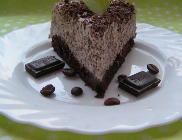 творожный торт с шоколадной крошкой