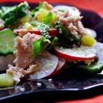 Хрустящий салат с тунцом