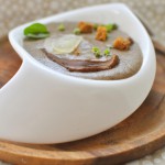 крем-суп из картофеля и белых грибов