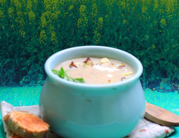 Крем-суп из белых овощей