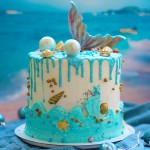 Торт «тропическая русалка»