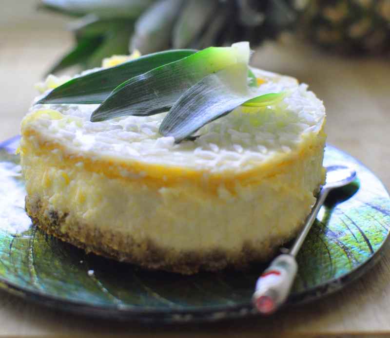 Pina Colada Cheesecake